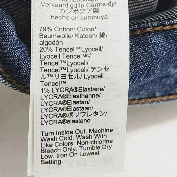 J. Crew Essential Straight Jeans High Rise Women's Size 26 1548 - Picture 6 of 7